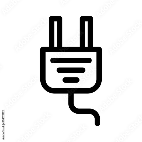plug icon or logo isolated sign symbol vector illustration - high quality black style vector icons 
