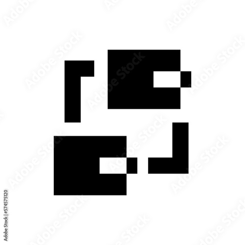 trading glyph icon