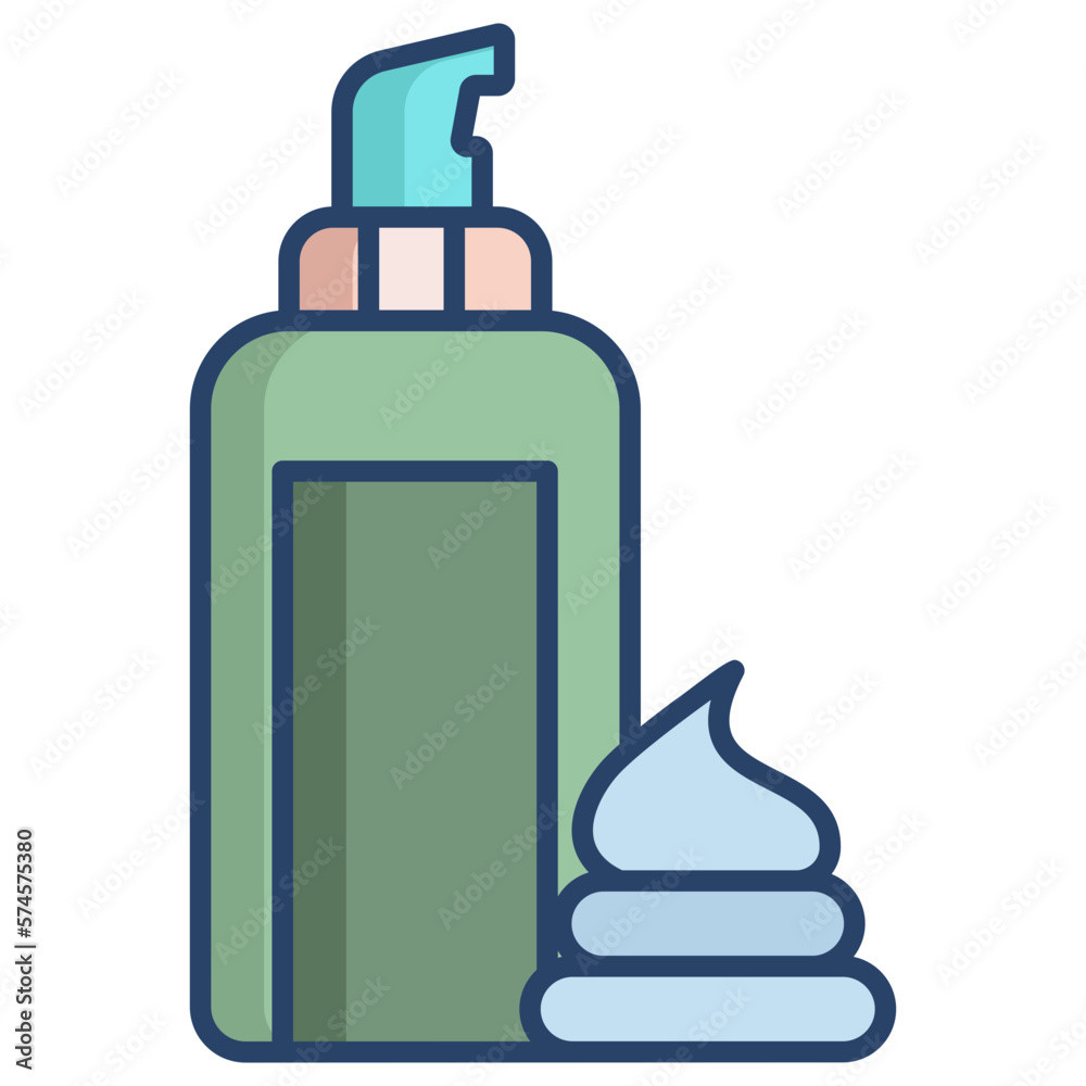 Obraz premium Shaving foam icon