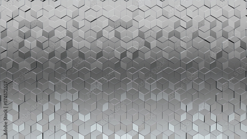 Glossy, Diamond Shaped Wall background with tiles. Polished, tile