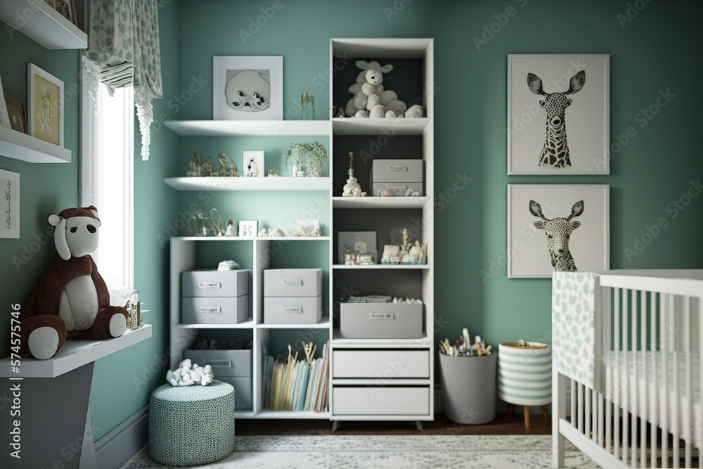 Fototapeta premium Children Room Generative ai