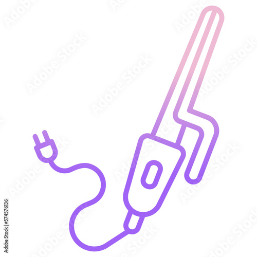 Hair curler icon