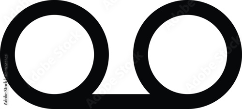 Answering machine icon vector . Voice mail symbol . Voice chat symbol