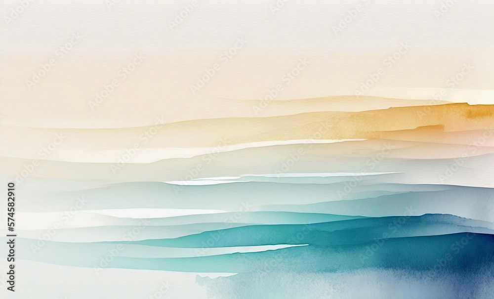 Abstract watercolor background with watercolor paint