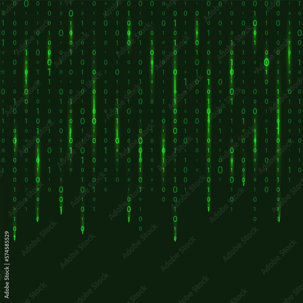 Numbers on the screen. Digital stream of binary code. binary code. Matrix. One zero. Numbers on the screen. Digital stream of binary code. binary code. Matrix. One zero.