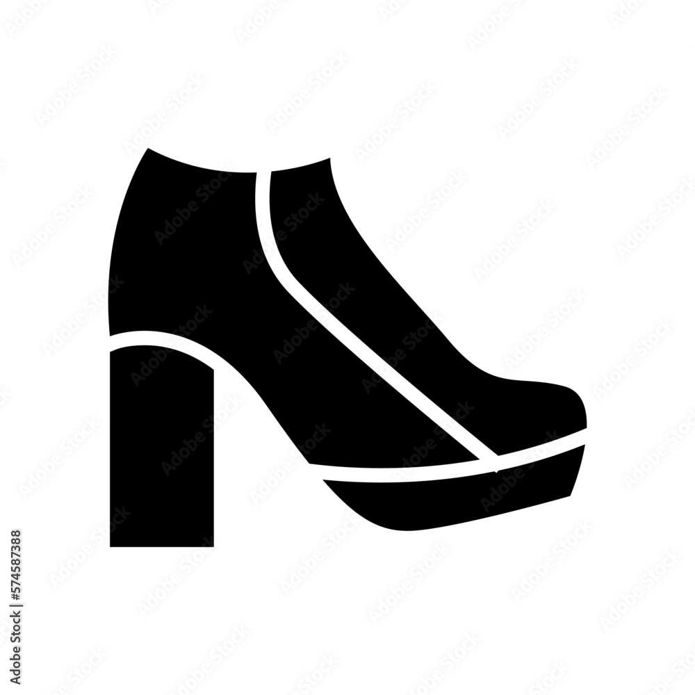 Obraz premium heels icon or logo isolated sign symbol vector illustration - high quality black style vector icons 