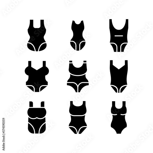 swimsuit icon or logo isolated sign symbol vector illustration - high quality black style vector icons 