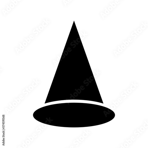 wizard hat icon or logo isolated sign symbol vector illustration - high quality black style vector icons 