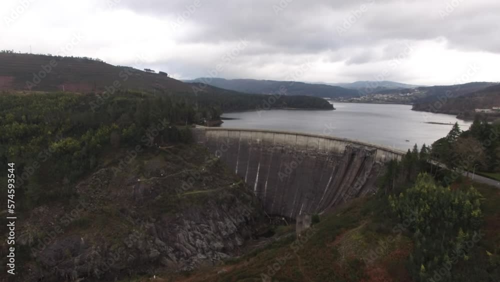 Dam of Salamonde in North of Portugal Dam of Salamonde in North of Portugal