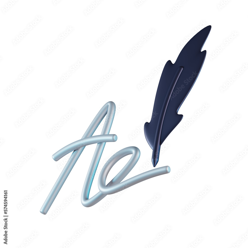 Autograph Signature 3D Icon Autograph Signature 3D Icon