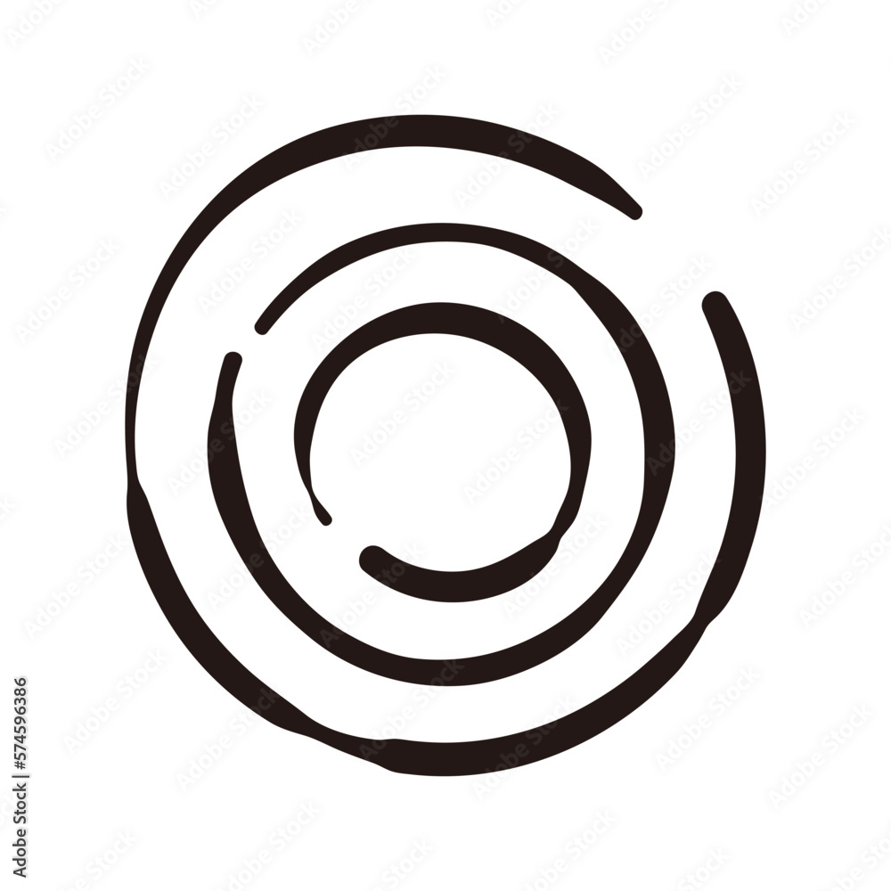 Abstract circular line vector element Abstract circular line vector element