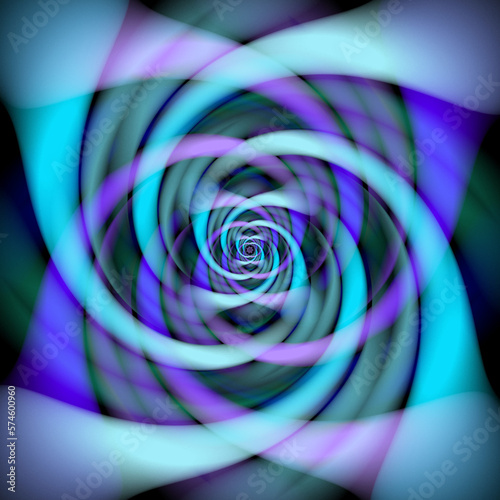 Abstract background is an optical illusion of a whirlpool.