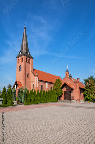 Church of the Immaculate Conception. Krojanty, Pomeranian Voivodeship, Poland.