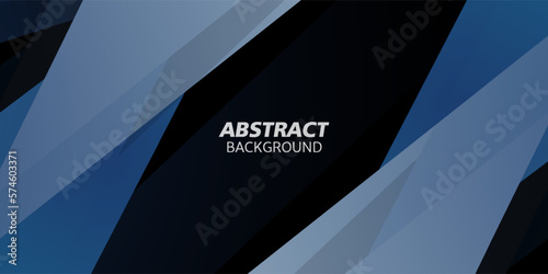 Abstract black gray triangle on dark color geometric design. modern overlap papercut futuristic background vector illustration.Eps10 vector
