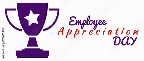 Happy Employee Appreciation Day, Employee of the month, vector design