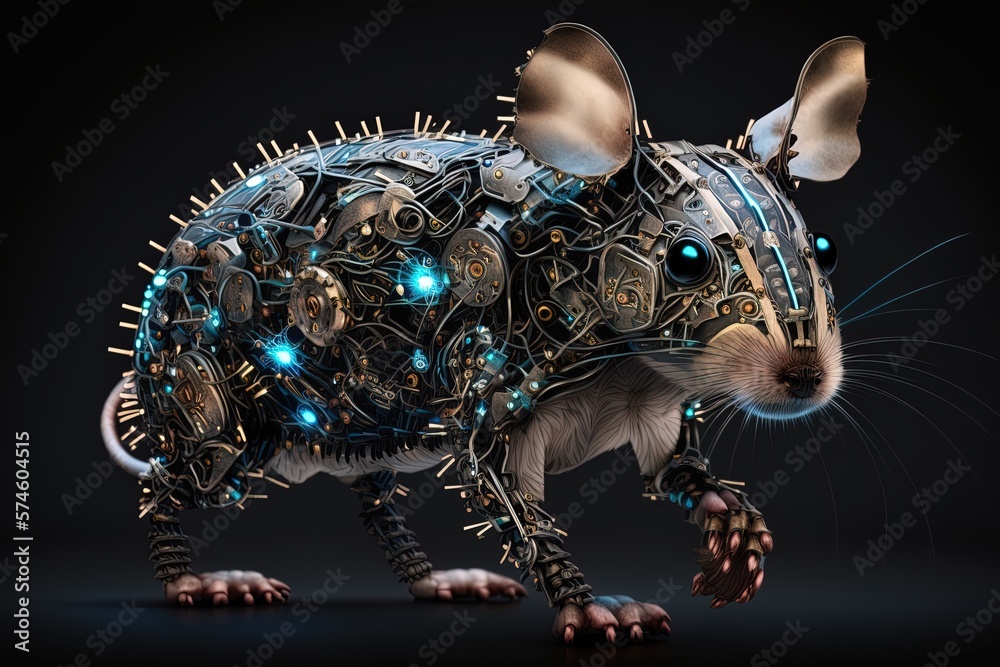 Robotized Mammal - A Cyberspace Transition from Natural to Synthetic Generative AI