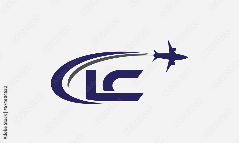 Tour and travel logo design, Airline agency symbol and aviation company monogram vector Tour and travel logo design, Airline agency symbol and aviation company monogram vector