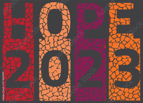hope lettering slogan, graphic typography vector t shirt design, abstract texture,