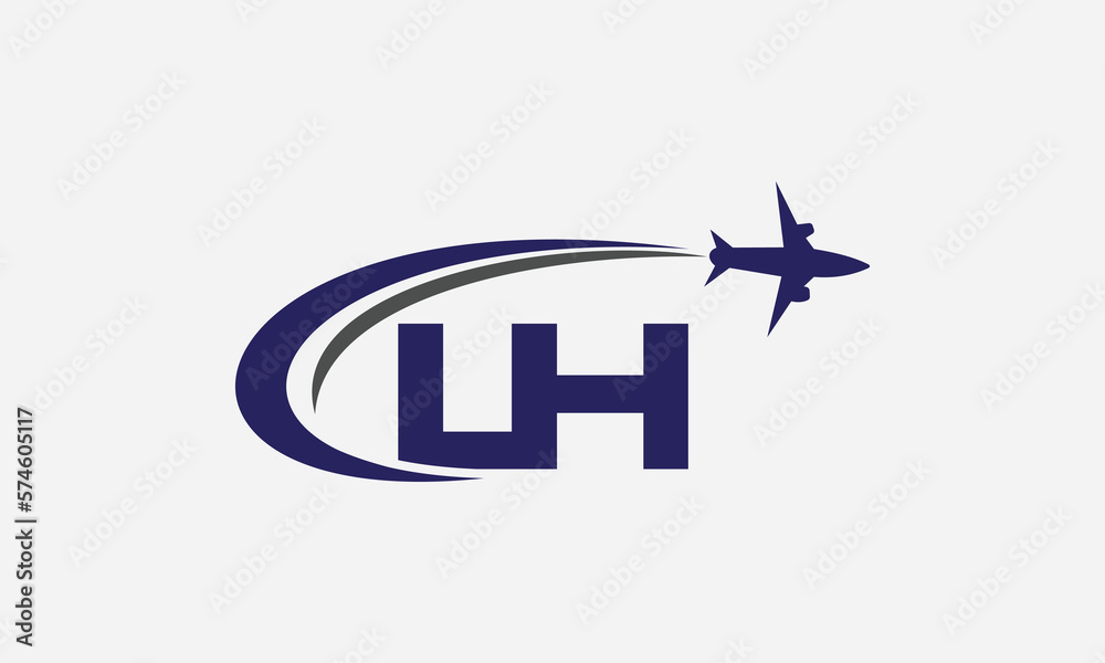 Tour and travel logo design, Airline agency symbol and aviation company monogram vector Tour and travel logo design, Airline agency symbol and aviation company monogram vector