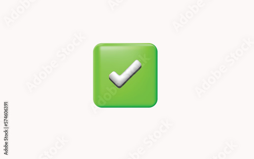 Free Download Realistic Right And Wrong 3D Button. Checkmark icons. Vector illustration - GFXLoad