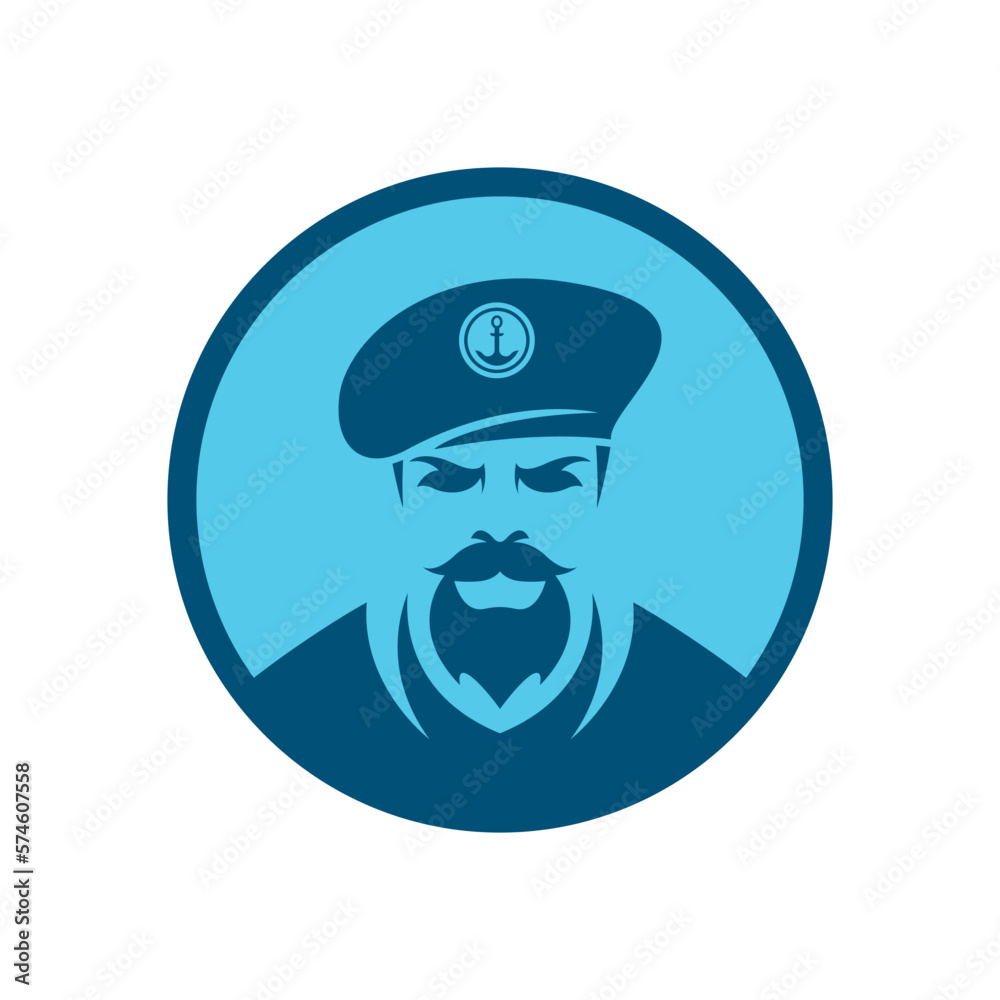 Fototapeta premium Captain logo images