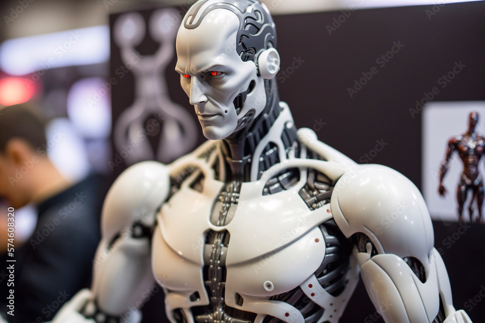 The new quantum model android made from plastic and bio pvc materials. Generative AI The new quantum model android made from plastic and bio pvc materials. Generative AI