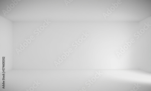 Wallpaper Mural Large spacious white interior for exhibitions Torontodigital.ca