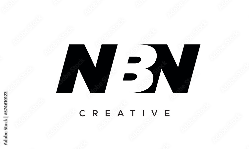 NBN letters negative space logo design. creative typography monogram vector
NBN letters negative space logo design. creative typography monogram vector