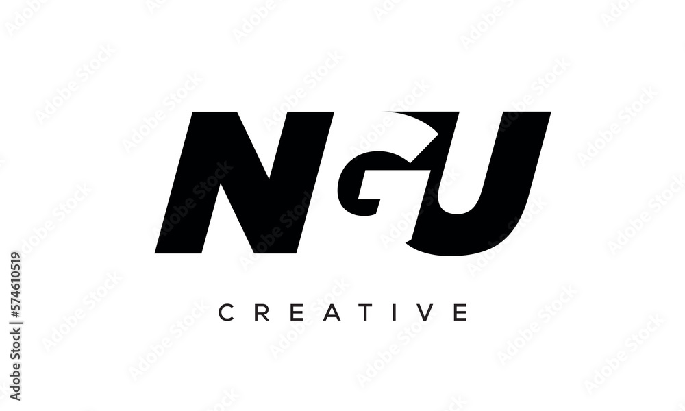 NGU letters negative space logo design. creative typography monogram vector
NGU letters negative space logo design. creative typography monogram vector