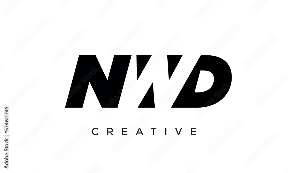 NWD letters negative space logo design. creative typography monogram vector
NWD letters negative space logo design. creative typography monogram vector