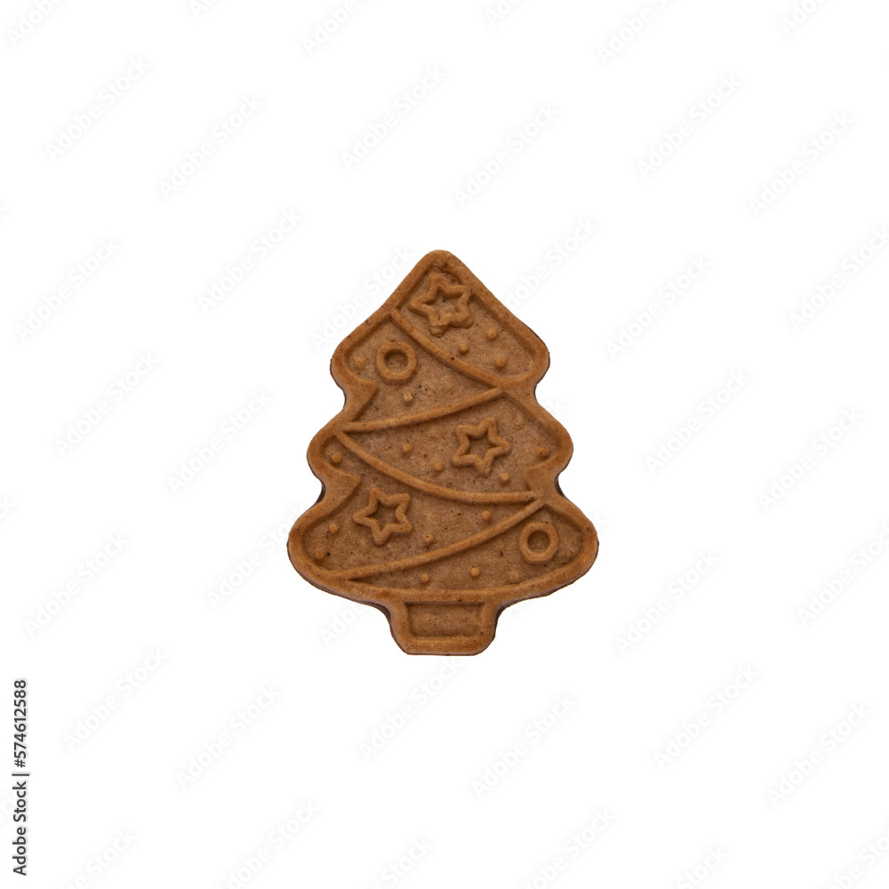 Christmas tree cookie. PNG format. Christmas tree cookie. PNG format.