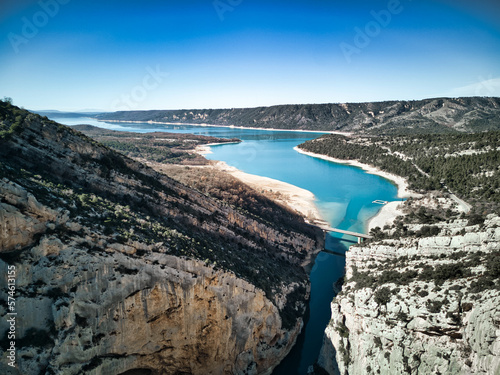 Pont du Galetas (Gorges du Verdon) in the Provence-Alpes-Côte d'Azur region, France photo