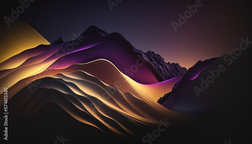 abstract colorful background with waves