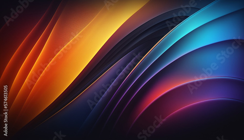 abstract colorful background with waves © Aperture Vintage