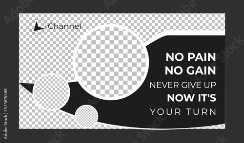 Youtube thumbnail for live workshop promotion template