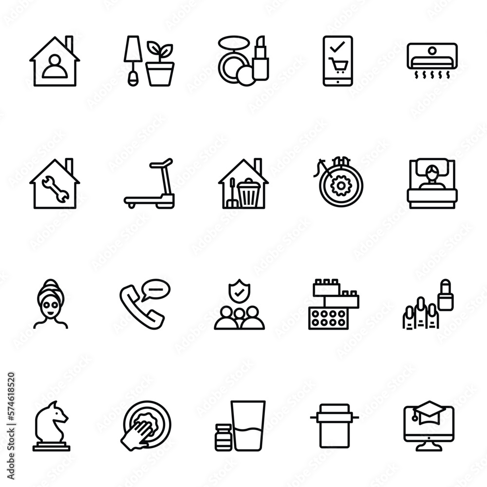 Outline icon for Stay at Home Outline icon for Stay at Home