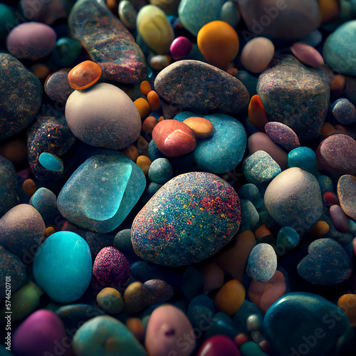 background of stones. Ai generated