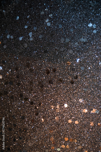 Abstract gradient background with shine diamond particles, magic glitter banner with copy space for festive design