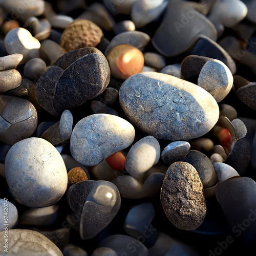 background of stones. Ai generated