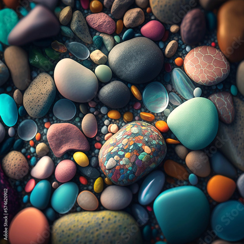 pebbles on the beach