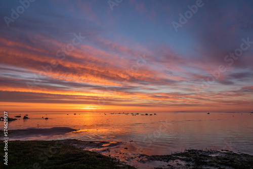 Beautiful sunset at seaside. © Jarmo V