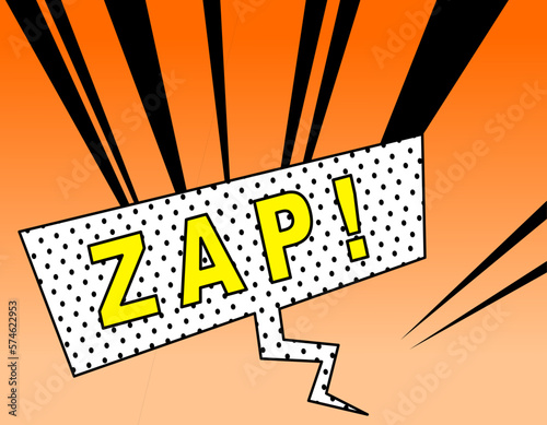 アメコミ・フキダシ　”ZAP!”