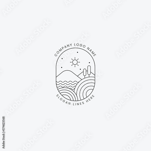 minimal logo design, liner logo 