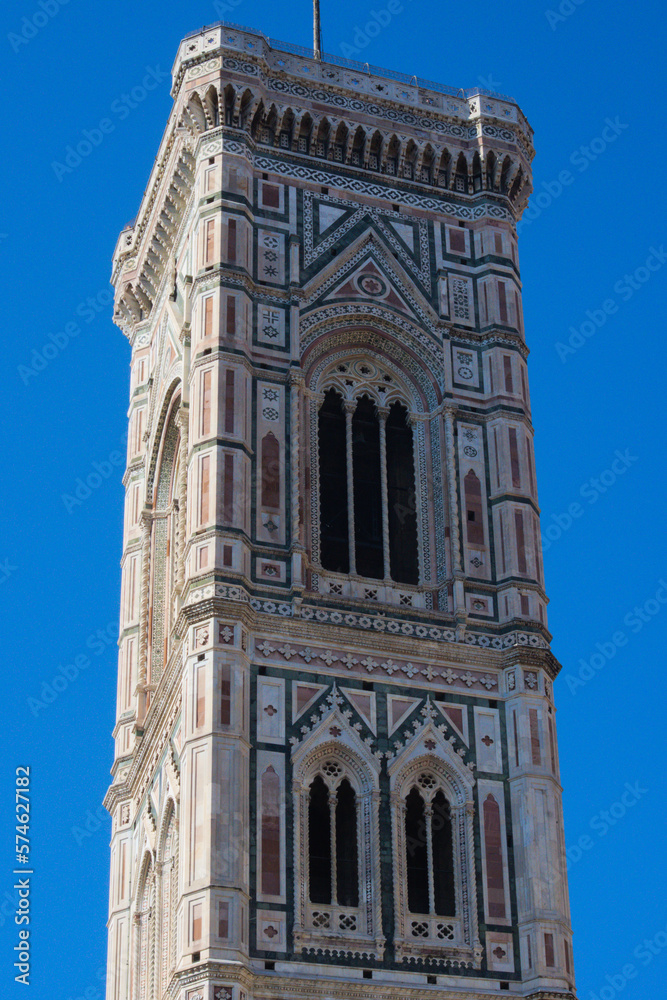 Giotto's bell tower (Italian: Campanile di Giotto), Florence, Italy
