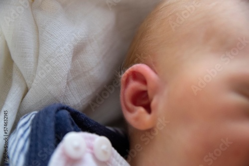 Newborn baby lanugo, first pubic hair