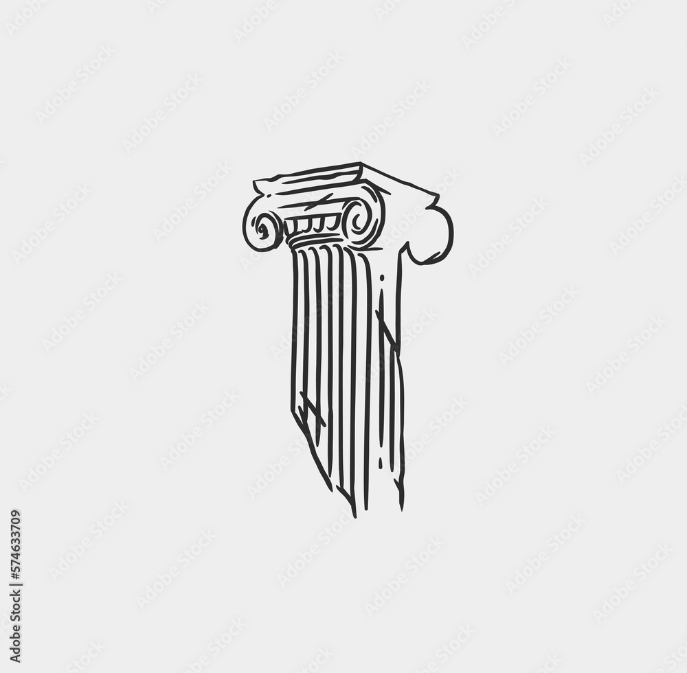 Hand drawn vector abstract outline,graphic,line art greek ancient sculpture old column line modern drawing.Antique classic statues in trendy bohemian style,outline design concept.Antique statue logo. Hand drawn vector abstract outline,graphic,line art greek ancient sculpture old column line modern drawing.Antique classic statues in trendy bohemian style,outline design concept.Antique statue logo.
