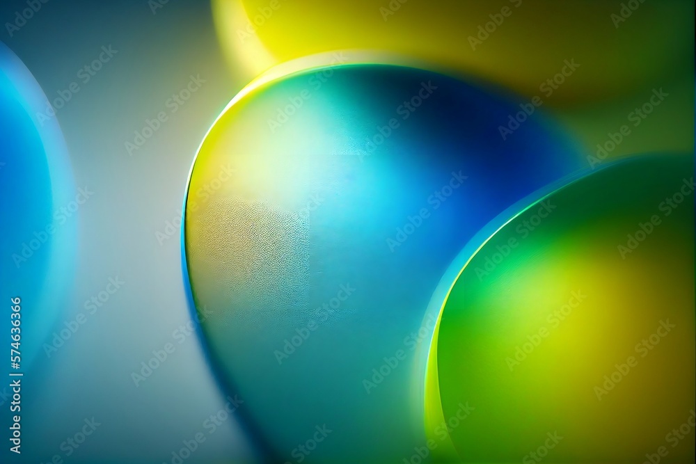 abstract background with glowing circles, AI abstract background with glowing circles, AI