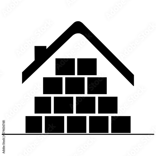 Logistics storage in Depot vector icon.