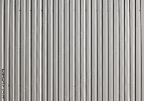 Aluminum corrugated metal wall