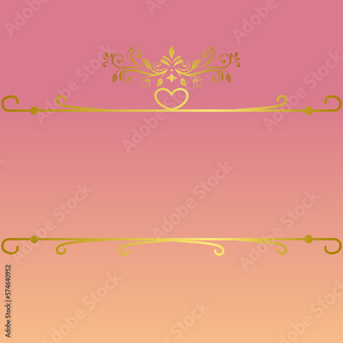 pink gold background